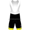 Set Fietsshirt + Korte Koersbroek 2023 Bingoal WB Geel Rood